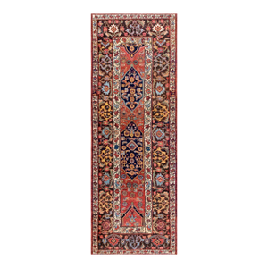 19th Century W. Persian Bijar Carpet ( 4'10" x 14' - 147 x 427 )
