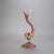 Antique Venetian Art Glass Figural Fish Vase C1920 Measures - 19 1/4" x 8" x 8"