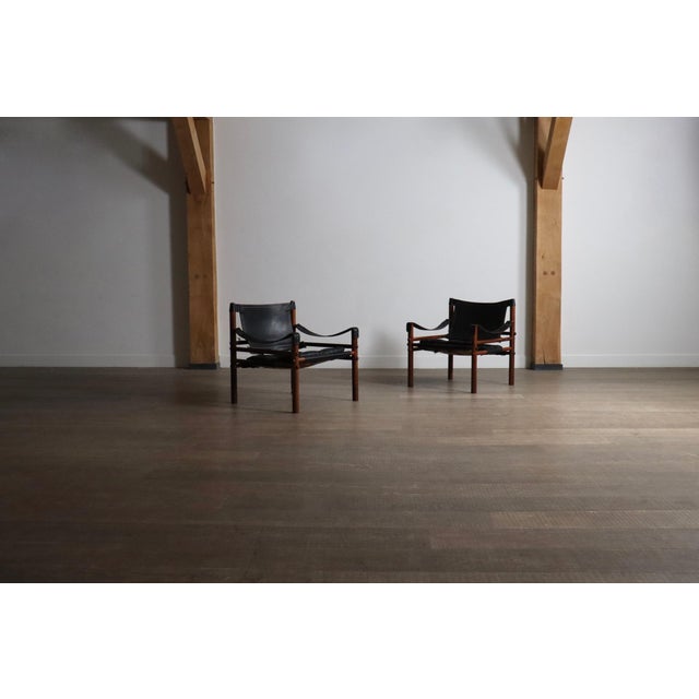 Sirocco Easy Chairs by Arne Norell for Norell AB, Sweden, 1970s, Set of 2 For Sale - Image 16 of 16