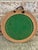 Vintage Small Ceramic Round Wall Mirror For Sale - Image 9 of 9