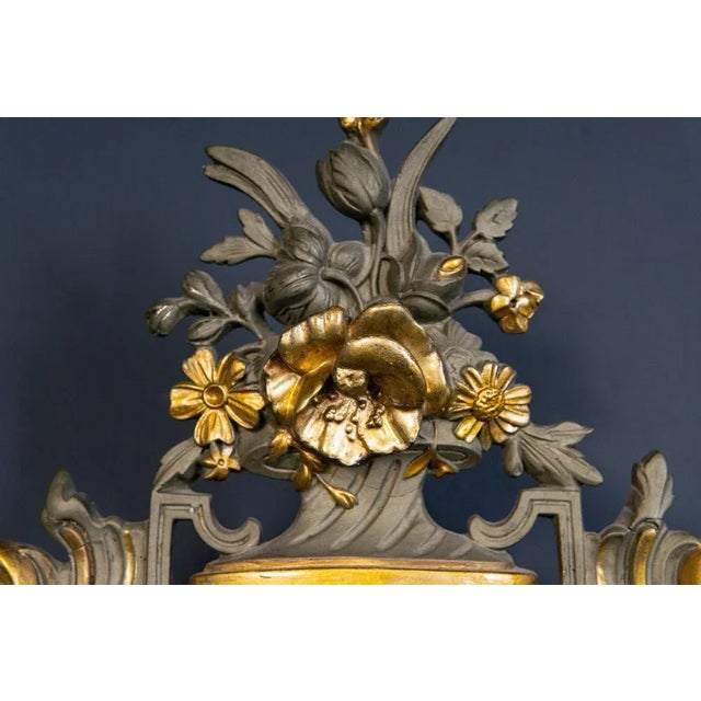 Vintage Decorative Glass Wall Mirror For Sale - Image 5 of 13