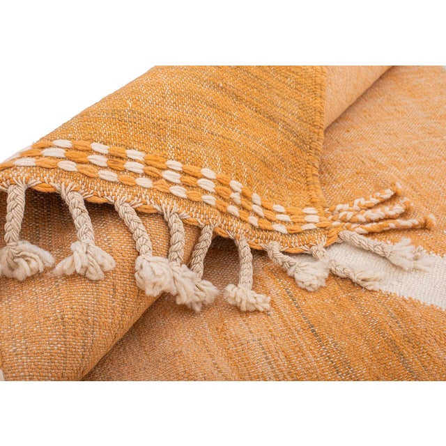 Handwoven Wool Rug by Azele Studio For Sale - Image 6 of 9