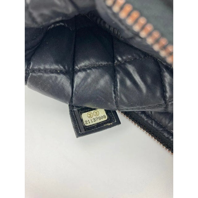 Chanel Tweed and Wool Zipped Pouch For Sale - Image 11 of 11