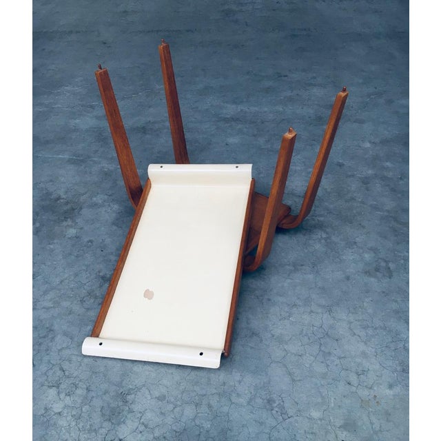 Pastoe Rolo Pb31 Tea Trolley attributed to Cees Braakman for Pastoe, 1950s For Sale - Image 4 of 18