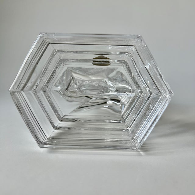 Vintage Italian Lead Crystal Tango Dancers Sculpture by RCR, 1980s For Sale - Image 8 of 18