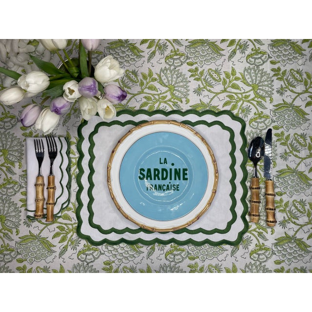 HMA Decor Ivy Green Napkins, Set of 4 Chairish