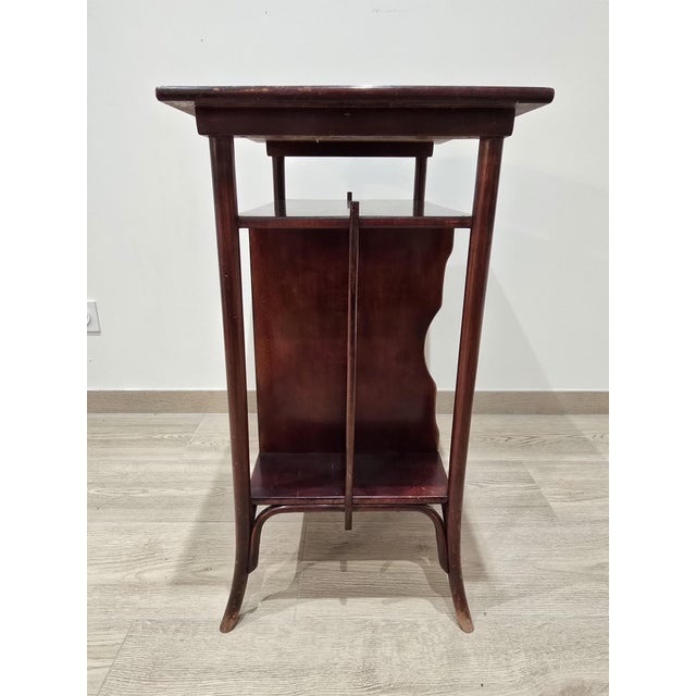 Wood Bentwood Music Stand by Michael Thonet for Gebrüder Thonet Vienna Gmbh, 1910 For Sale - Image 7 of 15