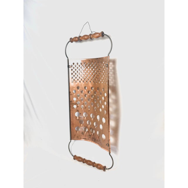 Copper Curtis Jere Oversized Cheese Grater Wall Sculpture For Sale - Image 8 of 10