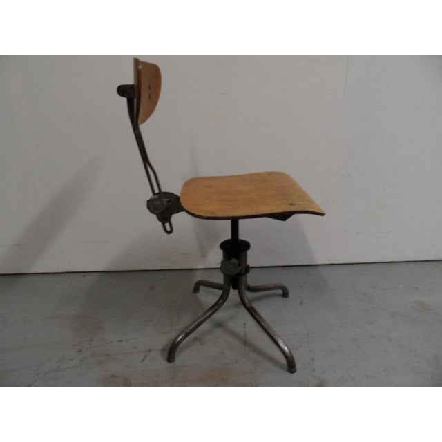 Industrial Desk Chair, 1950s For Sale - Image 6 of 10