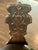 Mid 20th Century Spanish Renaissance Revival Carved Walnut Sgabello Hall Chair With Leather Seat For Sale - Image 9 of 11