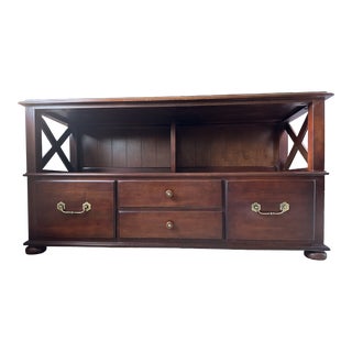 1990s Ethan Allen British Classics Credenza For Sale