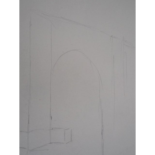 Marie Laurencin, Building Study, Original Drawing For Sale - Image 4 of 5