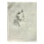David Adickes Early Modern Black & White Abstract Figurative Elegant Woman Drawing, Mid 20th Century For Sale