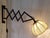 Wood Vintage Extendable and Adjustable Wall Lamp with Black Beechwood Frame and Beige Wool Shade, 1970s For Sale - Image 7 of 7