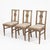 Early 20th Century Neoclassical Revival Urn-Back Oak Dining Chairs, Set of 3 For Sale In Houston - Image 6 of 9