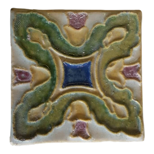 1920s Reclaimed Early California Decorative Tile