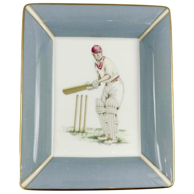 Vintage Daniel Hechter Cricket Player Ashtray Catchall Dish For Sale - Image 10 of 10