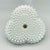 Vintage Fenton Milk Glass Hobnail Tricorn Divided Dish (3-Part) With Metal Handle 7-Inch For Sale - Image 10 of 13