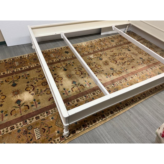 Queen Size Restoration Hardware Dutch Industrial Bed Frame For Sale - Image 10 of 12