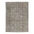 Antique Mahal Hand-Knotted Wool Rug in Neutral Mocha, Espresso, & Ice Blue For Sale