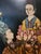 Mid 20th Century 8‑panel Asian Lacquer Folding Screen For Sale - Image 5 of 12