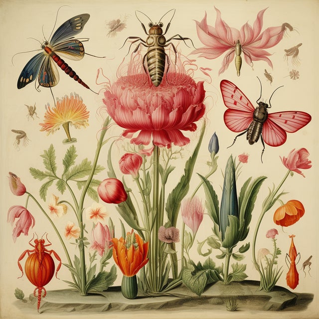 Whether you choose to frame them or leave them unframed, the botanical floral prints are an excellent choice for a...