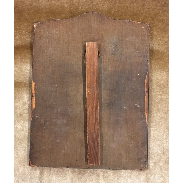 Antique English Chinoiserie Black Japanned Dressing Table Mirror / Table Top Easel Mirror For Sale In Little Rock - Image 6 of 18