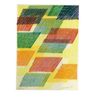 Piero Dorazio, Erker Meeting 4, 1987, Lithograph For Sale