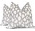 Kravet Gray and White Kravet Linen Pillows - A Pair For Sale - Image 4 of 4