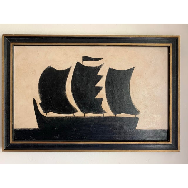 2020s Contemporary Impressionist Style Seascape Painting on Canvas, Framed For Sale - Image 5 of 5