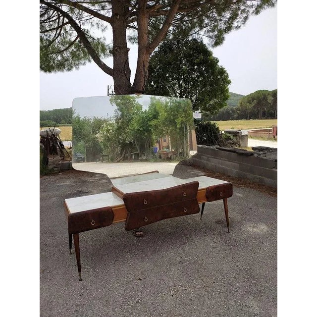 Dressing Table with Mirror, 1960s For Sale - Image 3 of 17