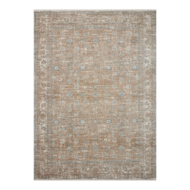 Angela Rose x Loloi Blake Rug Sand / Sky 4'-0" x 5'-7" Accent Rug For Sale
