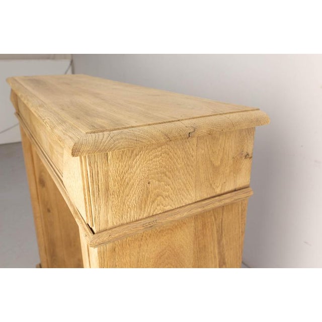 Wood Antique French Fireplace Mantel in Molded Oak, 1890 For Sale - Image 7 of 12