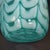 Royal Gallery Turquoise Hand Blown Opalescent Art Glass Handkerchief Vase Poland For Sale - Image 9 of 10