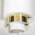 Pair of Mid-Century Modernist Minimal Frosted Glass & Brass Sconces For Sale - Image 12 of 13
