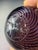 Vintage Hand-Blown Purple Ribbon Swirl Studio Art Glass Paperweight - 4" For Sale In Houston - Image 6 of 10