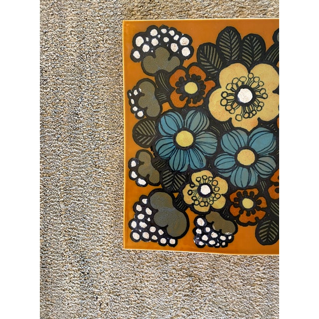 Mid-Century Modern 1970’s Mid-Century Modern Arabia Tile For Sale - Image 3 of 9
