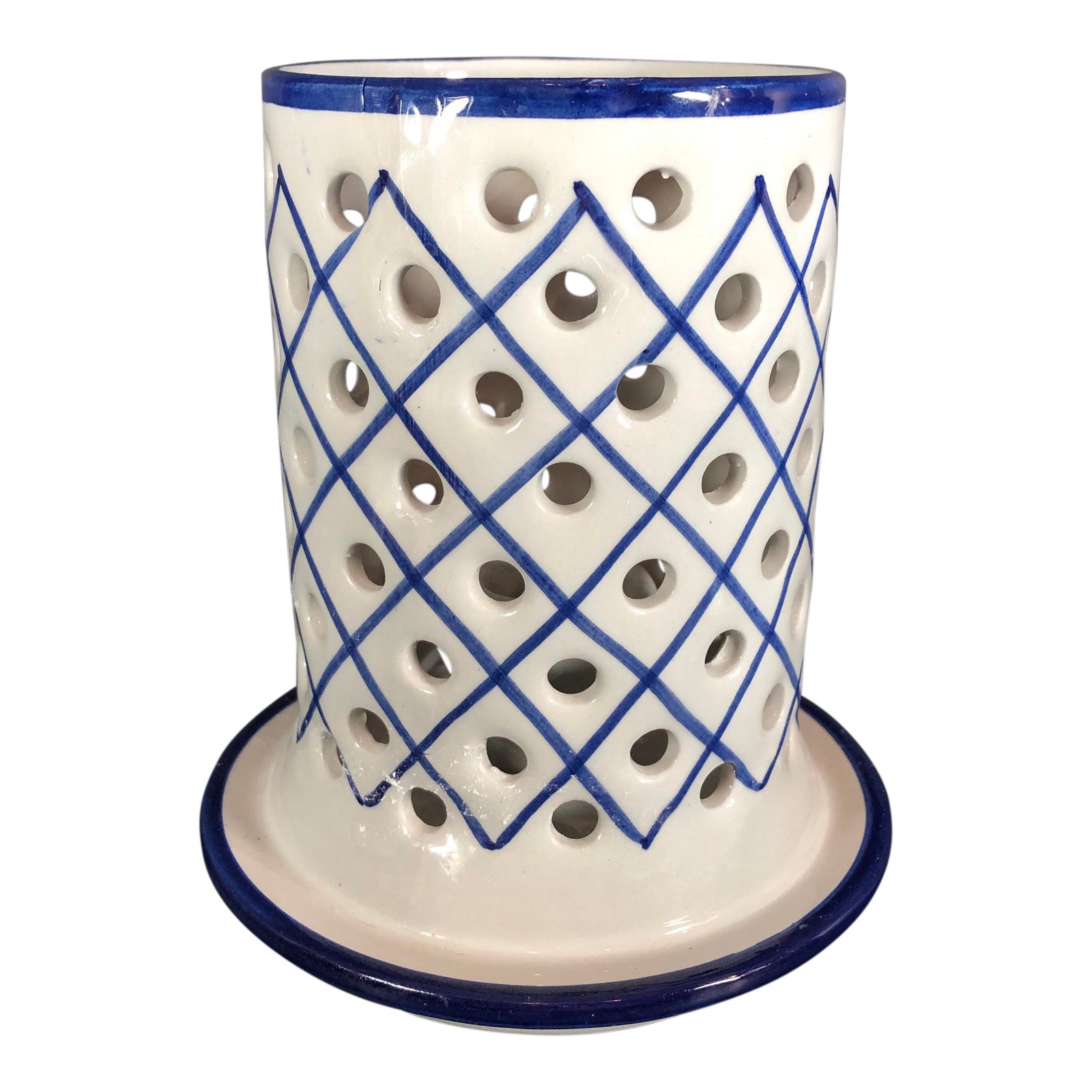 r.c & Cal Da Juncal Porto De Mos Portuguese Ceramic Candle Holder