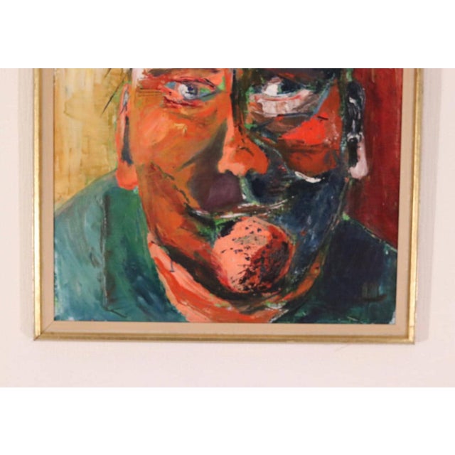 Anelotte Höcke, Uncle, 1977, Oil on Canvas, Framed For Sale - Image 6 of 16