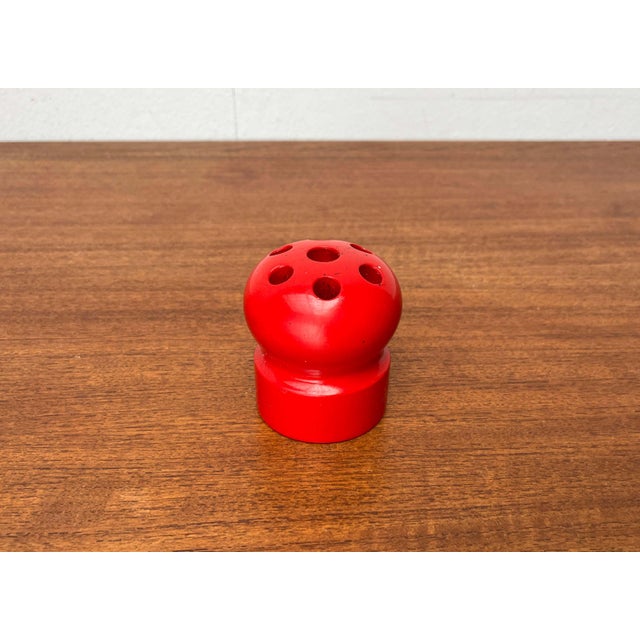 Mid-Century Modern Red Wooden Candleholder from Aarikka, Finland, 1960s, Set of 3 For Sale - Image 15 of 18