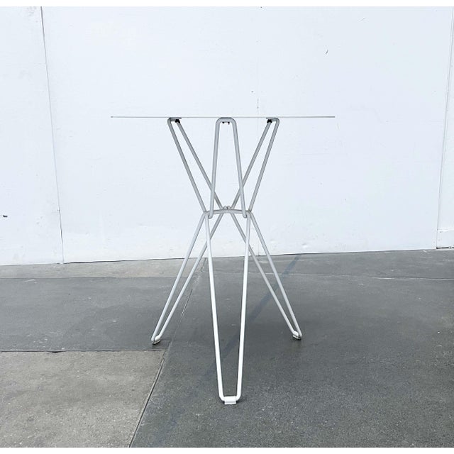 Minimalist Tio Series Metal Outdoor Table by Chris Martin for Massproductions, Finland For Sale - Image 6 of 18