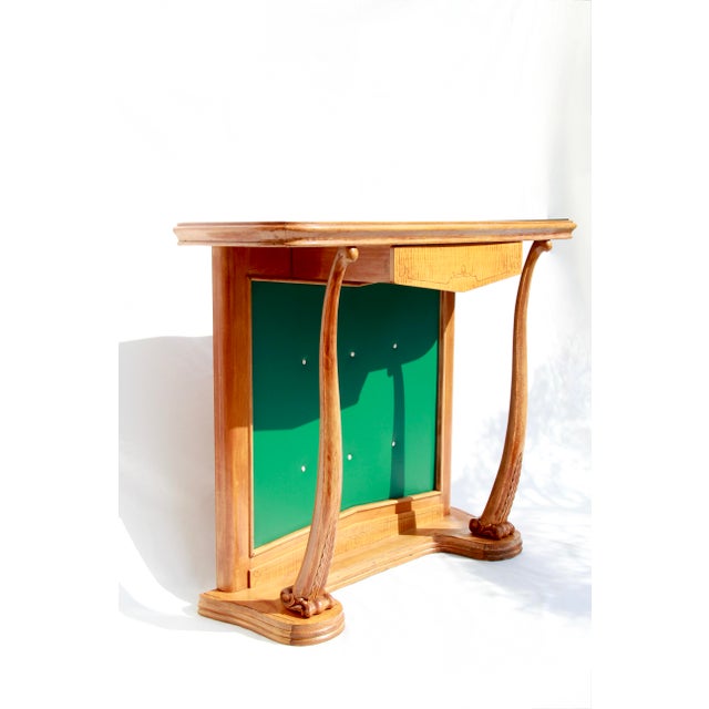 Vintage Art Deco Hall Table, Italy, 1950s For Sale - Image 14 of 18