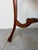 Vintage Carved Mahogany Wood Scalloped End Table With Lower Shelf For Sale - Image 10 of 12