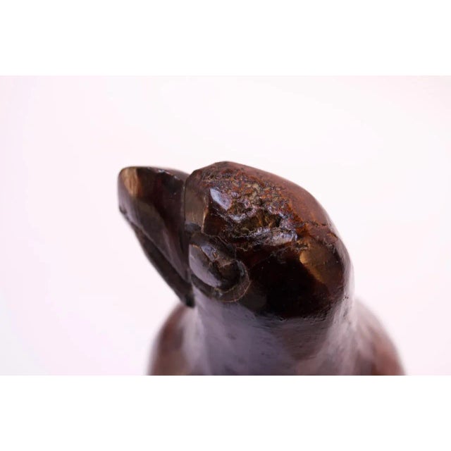 Vintage Folk Art Carved Eagle / Hawk Sculpture For Sale In New York - Image 6 of 12
