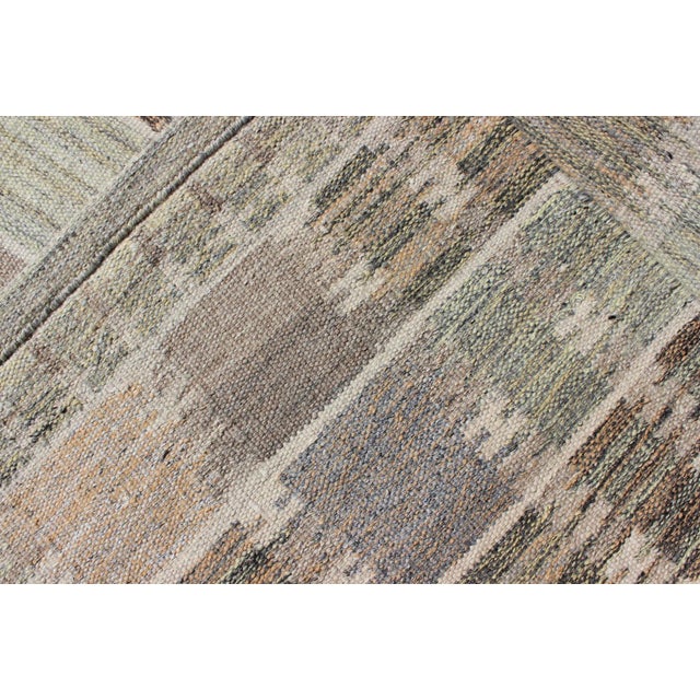 Modern Scandinavian Flat-Weave Rug by Keivan Woven Arts, 9' X 12'1" For Sale - Image 11 of 11