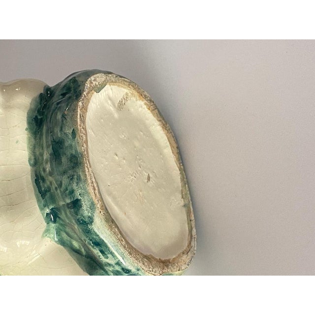 Large Brutalist Majolica Ceramic Free Form Jug, 1960s For Sale - Image 4 of 9