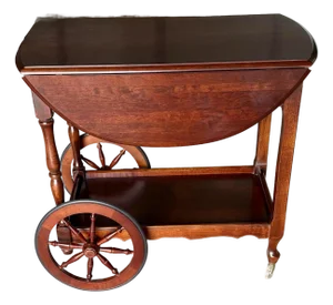Tea Trolley With Drop Leaf Sides