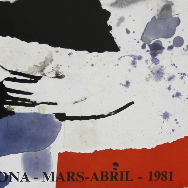 Lithographic Poster by Antoni Clavé for Sala Gaspar, 1981 For Sale - Image 3 of 4