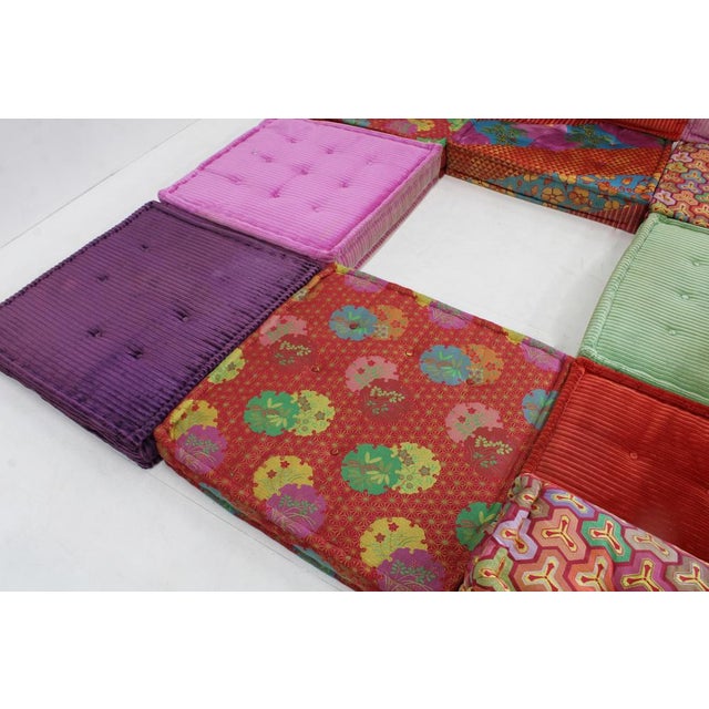 Red Mah Jong Sofa by Hans Hopfer for Roche Bobois, 1970s, Set of 12 For Sale - Image 8 of 14