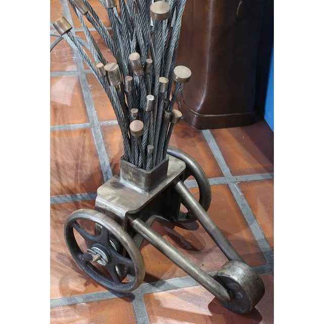 Contemporary Bella Feldman, Untitled, Steel, Iron Bella Feldman Brutalist Sculpture For Sale - Image 3 of 4